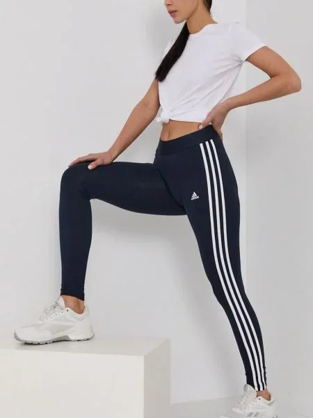 Легінси adidas гладкі синій