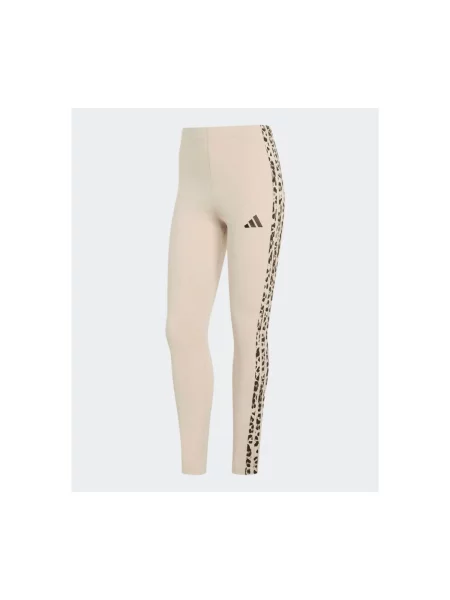Adidas Leggings Seasonal Essentials Animal Print Krem bež