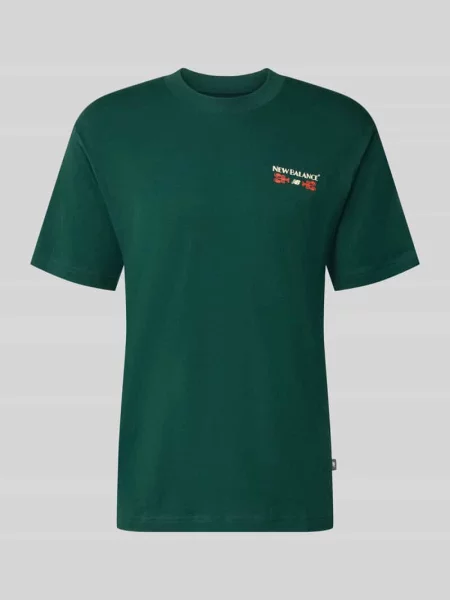 T-shirt z nadruk z logo model GRAB A BITE BOSTON' New Balance