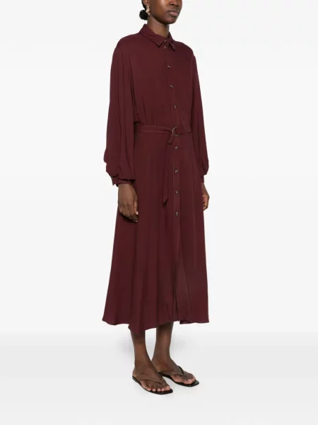 Cu centură rochie midi Please roșu