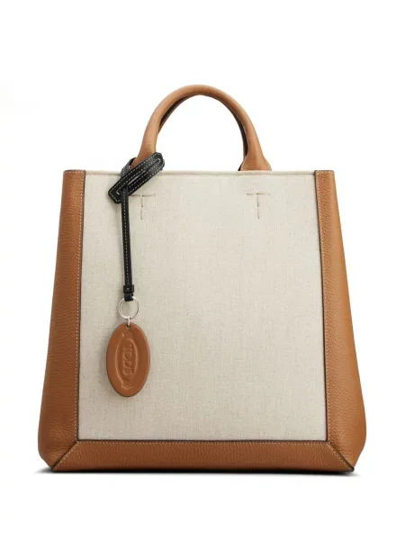 Geanta de piele Tod's din piele maro