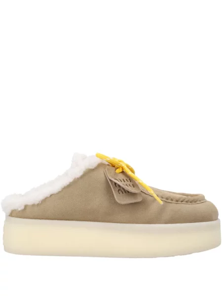 Домашни пантофи Miu Miu на платформе