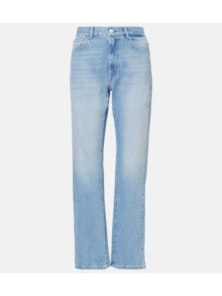 Дънки straight leg Ag Jeans синьо