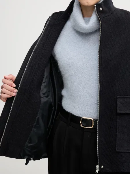 Куртка Sandro Ferrone демісезонна oversize синій