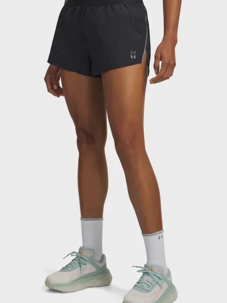 Короткие шорты Under Armour для бега черные