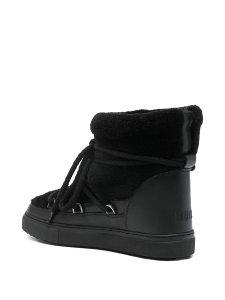 Botine Inuikii cu șireturi din dantelă negru