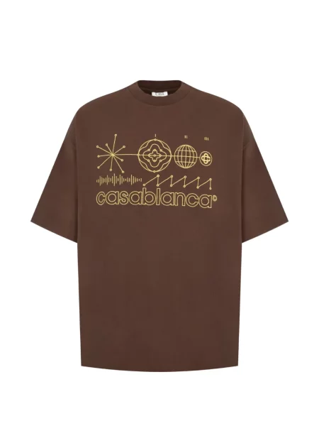 Tricou Casablanca cu imagine maro