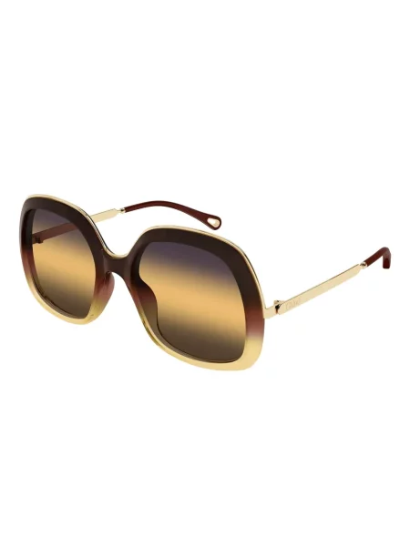 Slnečné okuliare Chloé Eyewear hnedá