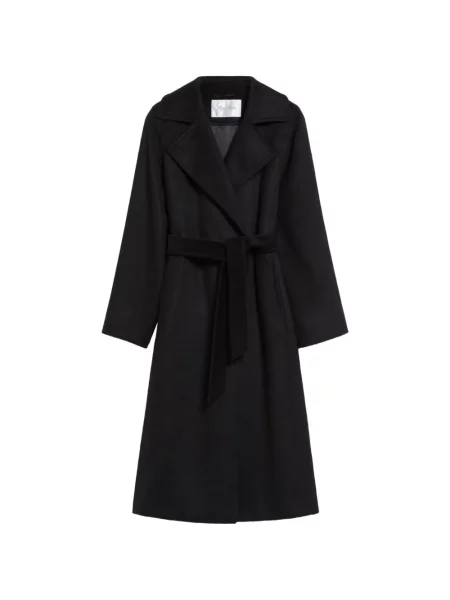 Cu centură palton Max Mara negru