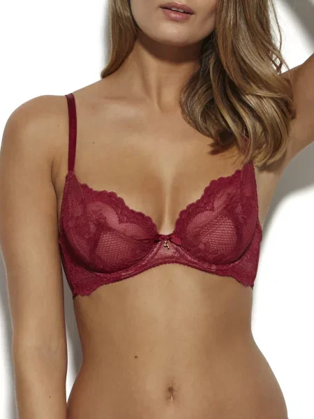 Бюстгальтер Gossard бордовий