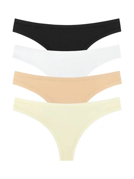 Женские стринги с низкой посадкой 4 шт.