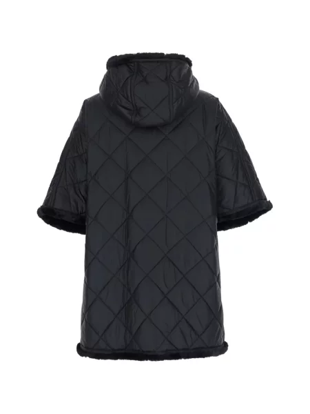 Geacă Moncler cu glugă negru