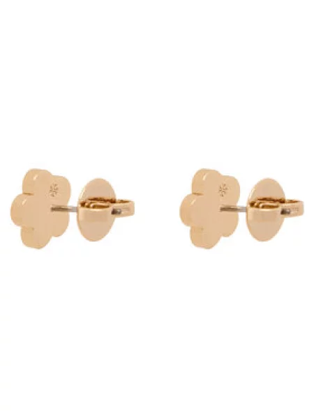 Naušnice Tory Burch Mop Stud Earrings ružičasta