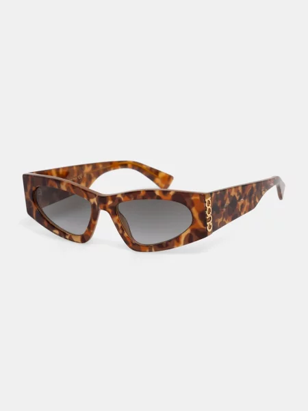 Gucci ochelari de soare cat eye pentru femei maro