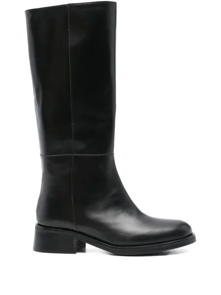 Botine L Arianna din piele negru
