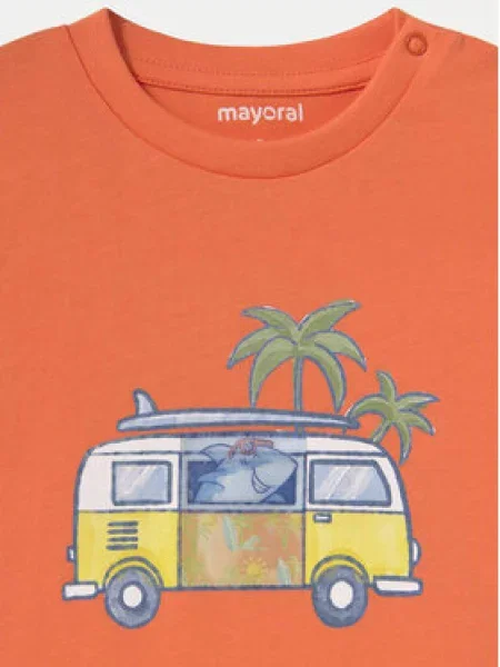 Mayoral Marškinėliai Regular Fit oranžinė