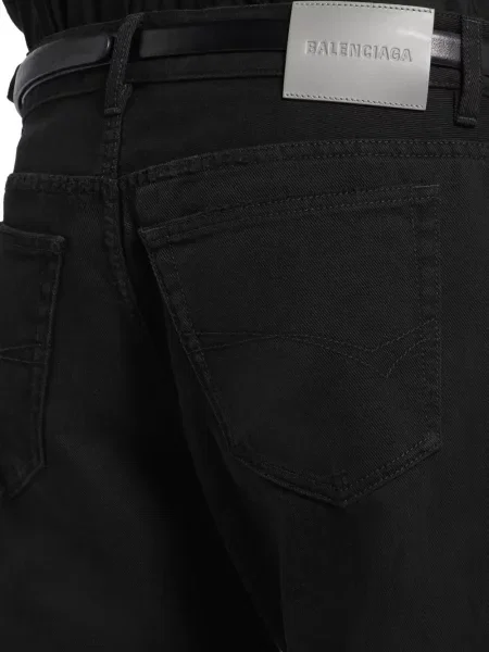 Дънки с широки крачоли Balenciaga черно
