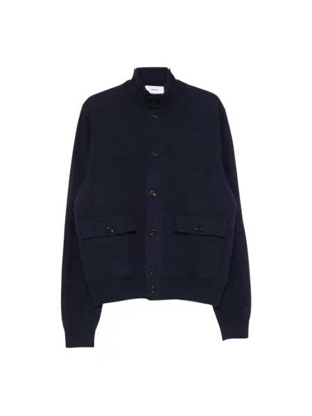 Dzianinowy sweter Lardini niebieski
