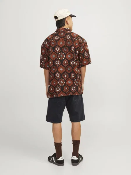 Jack&Jones Džínsové šortky Tony čierna