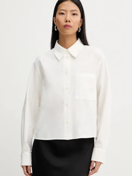 Marc O'Polo cămașă din cu guler clasic relaxed bej