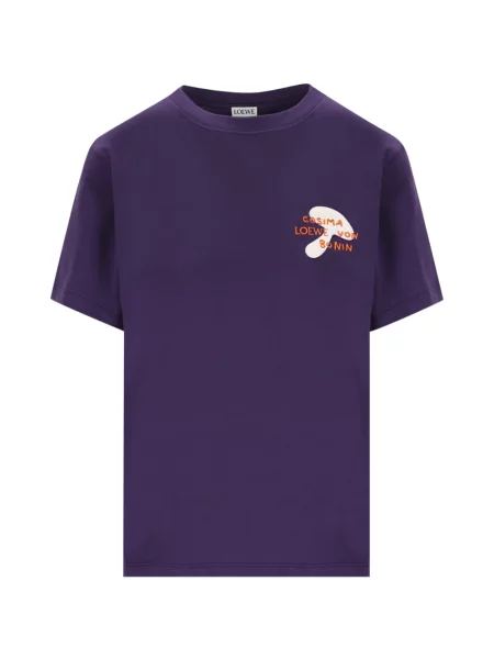 Tricou Loewe cu broderie violet