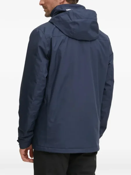 Geacă Helly Hansen cu glugă cu autograf albastru