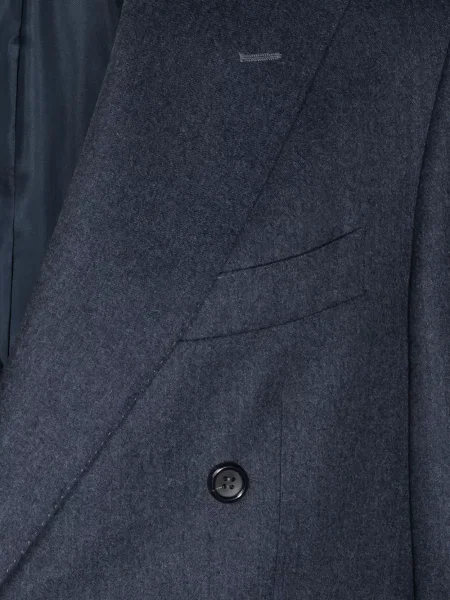 Вълнен двуреден костюм Canali синьо