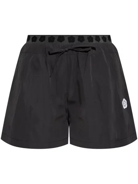 Szorty Kenzo w kwiatki czarne