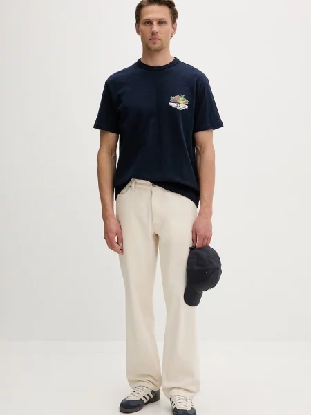 Tommy Jeans oversize kratka majica modra