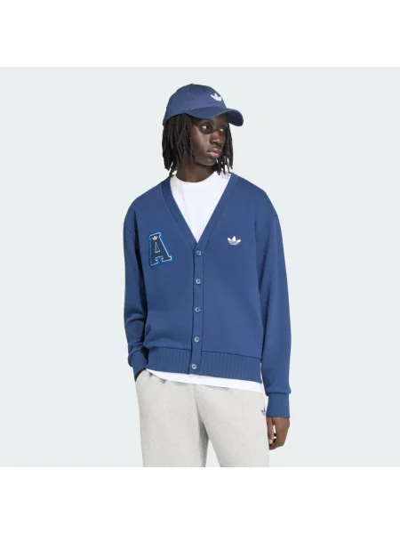 SVETR VARSITY CARDIGAN bílý