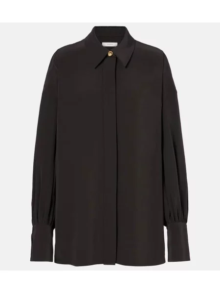 Cămașă Joseph din satin maro