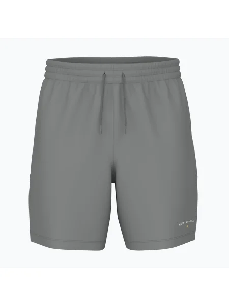 Pantaloni scurți New Balance Reimagined Fleece Graphic slategrey pentru bărbați