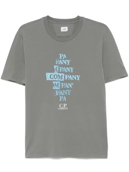 Tricou C.p. Company cu imagine gri