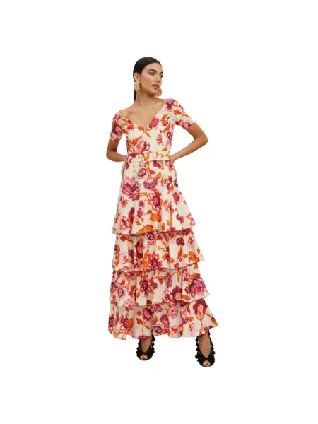 Sukienka La Doublej beżowa