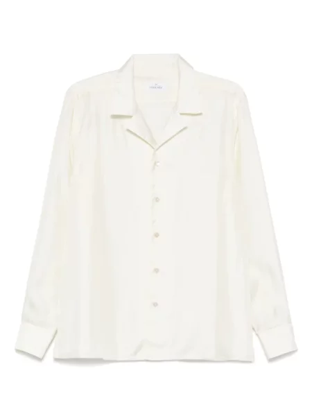 Копринена риза Alessandro Gherardi жълто