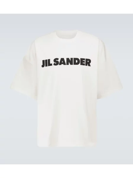 Tricou Jil Sander scurt alb