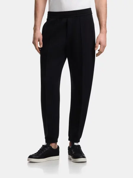 Спортивні штани Emporio Armani бавовна/поліестер чорний