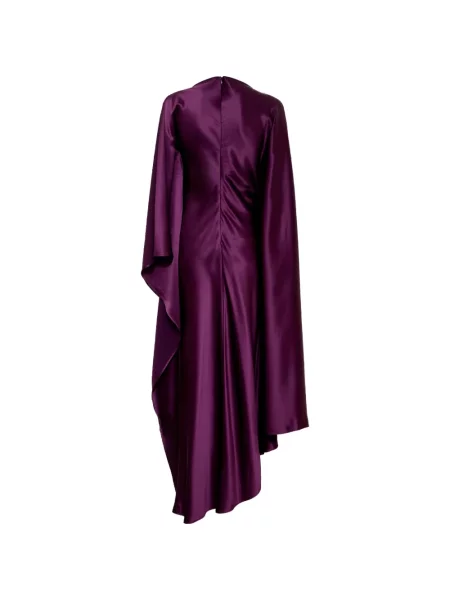 Rochie maxi Acler drapată violet