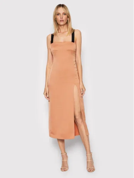 Pinko Rochie cocktail Macadamia portocaliu