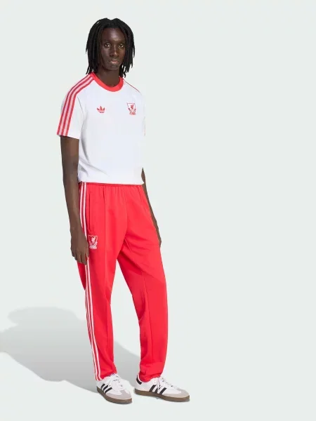Спортивні штани adidas перероблений червоний