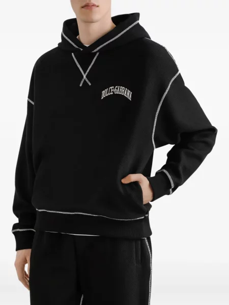 Hanorac cu glugă Dolce & Gabbana negru