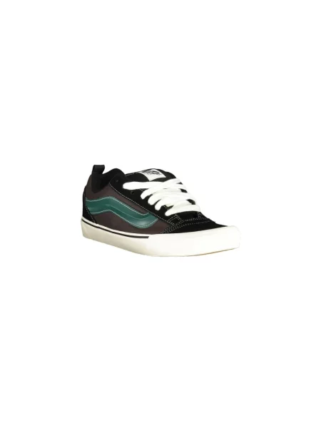 Sneakersy Vans w miejskim stylu skórzane zielone