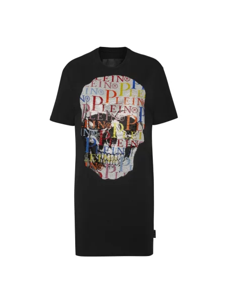 Sukienka koszulowa Philipp Plein czarna