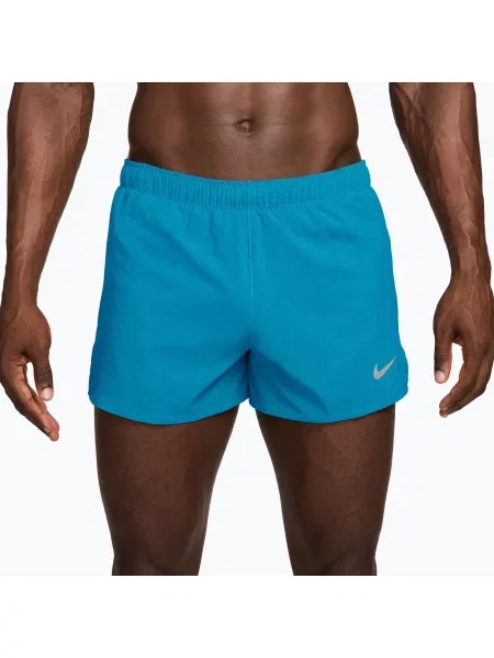 Pantaloni scurți de alergare pentru bărbați Nike Fast light current blue/black negru