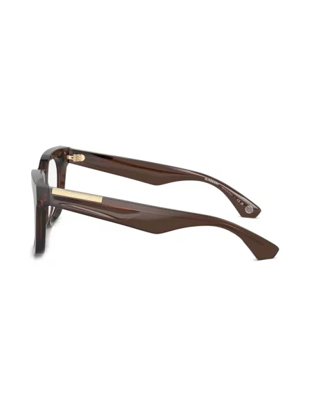 Kvadratne sunčane naočale Burberry Eyewear smeđa