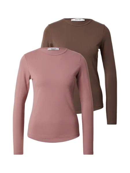 ABOUT YOU Tricou Layla maro / pal roz