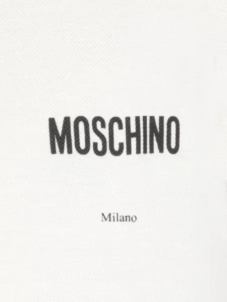Polo Moschino alb