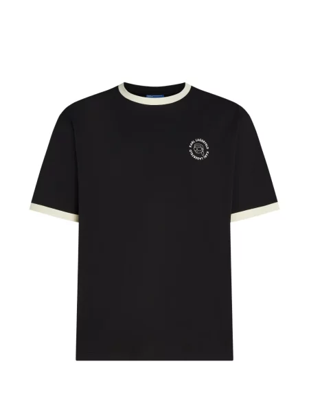 Tricou Karl Lagerfeld cu imagine negru