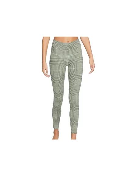 Legginsy do jogi Nike zielony