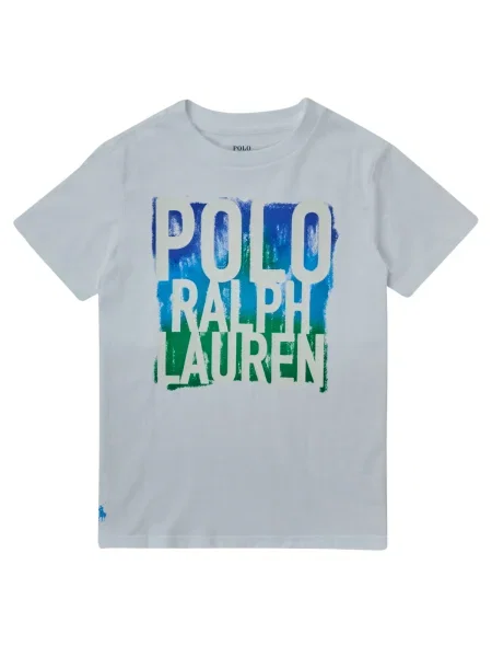 Tricou polo copii Polo Ralph Lauren alb